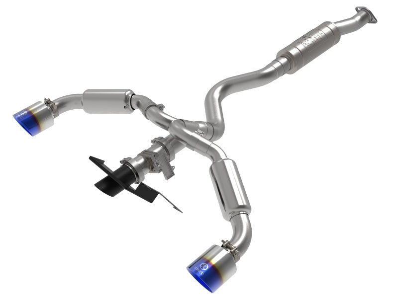 aFe Gemini XV Dual 2.5" Cat Back Exhaust w/Cut Out