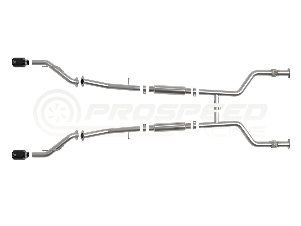 aFe Takeda Dual 2.5" Cat Back Exhaust - Nissan Z RZ34 23+ 49-36138