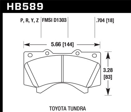 Hawk Performance Super Duty Front Brake Pads