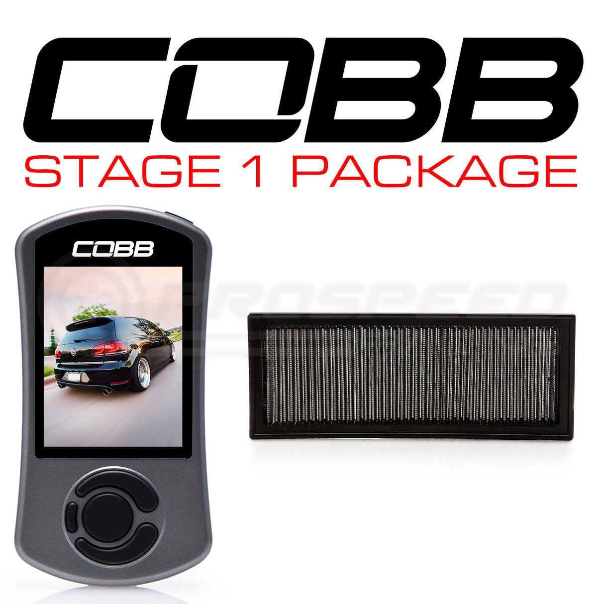 Cobb Tuning Stage 1 Power Package Volkswagen Golf GTI Mk6 08-13 6V1X01