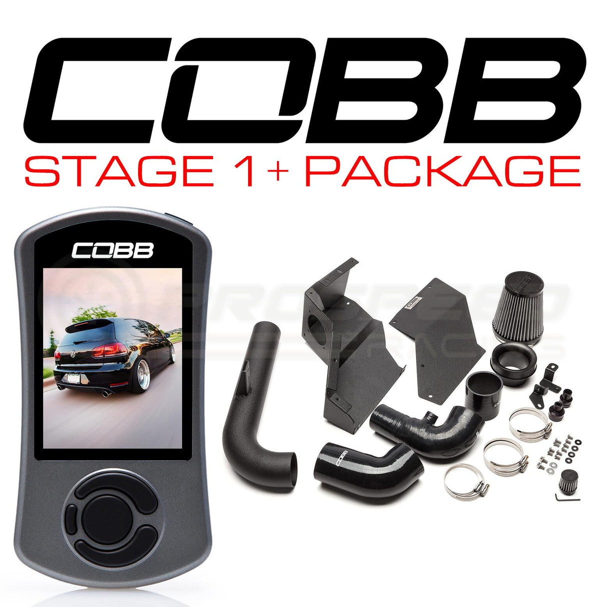 Cobb Tuning Stage 1 + Big SF Power Package VW Golf GTI Mk6 08-13 6V1X01P