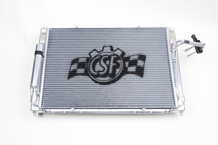 CSF Racing 2-Row 42mm Race Spec Aluminium Radiator w/AC Condenser