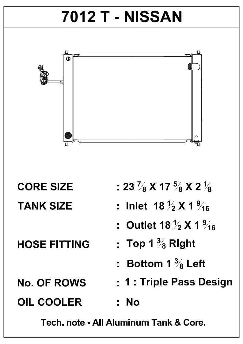 CSF Racing 2-Row 42mm Race Spec Aluminium Radiator w/AC Condenser