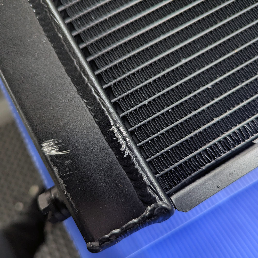 CSF Racing 2-Row 42mm Race Spec Aluminium Radiator Black - OPEN BOX SPECIAL