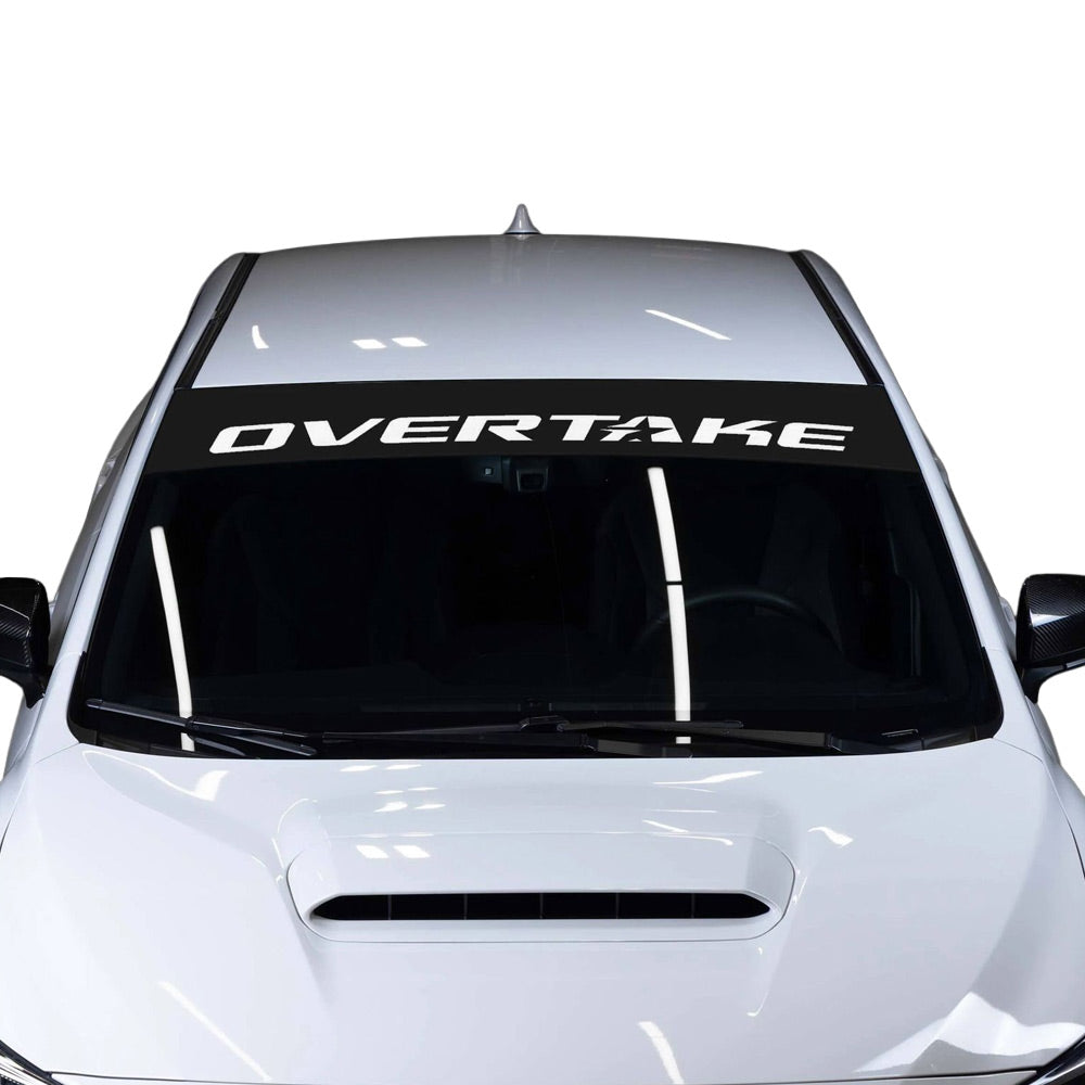 Overtake Windshield Banner