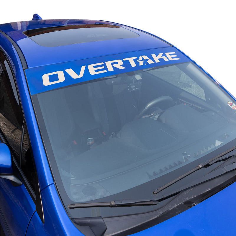 Overtake Windshield Banner