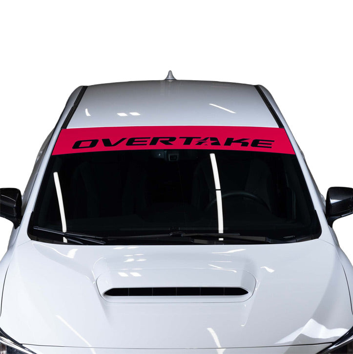 Overtake Windshield Banner