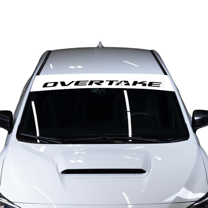 Overtake Windshield Banner