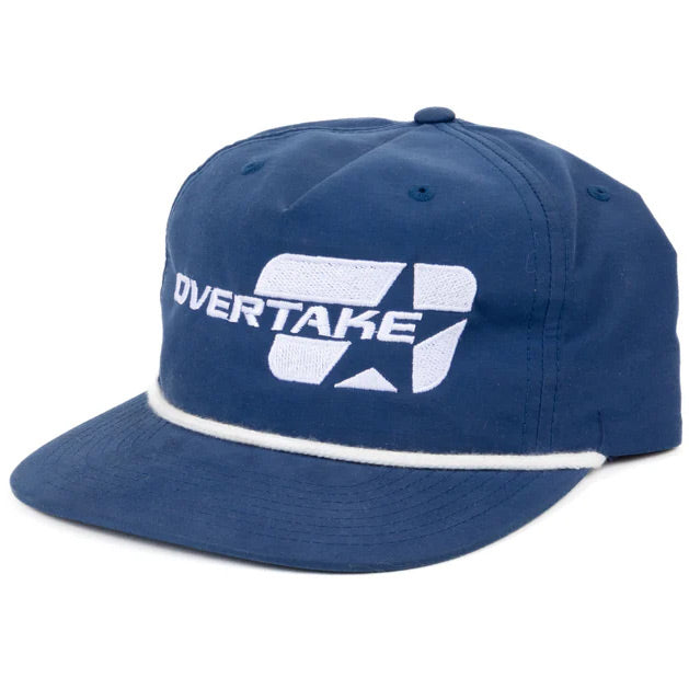 Overtake Snapback Rope Hat - Navy Blue