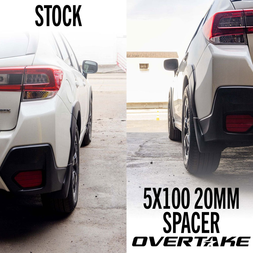 Overtake Bolt On Wheel Spacers Pair 20mm 5x100