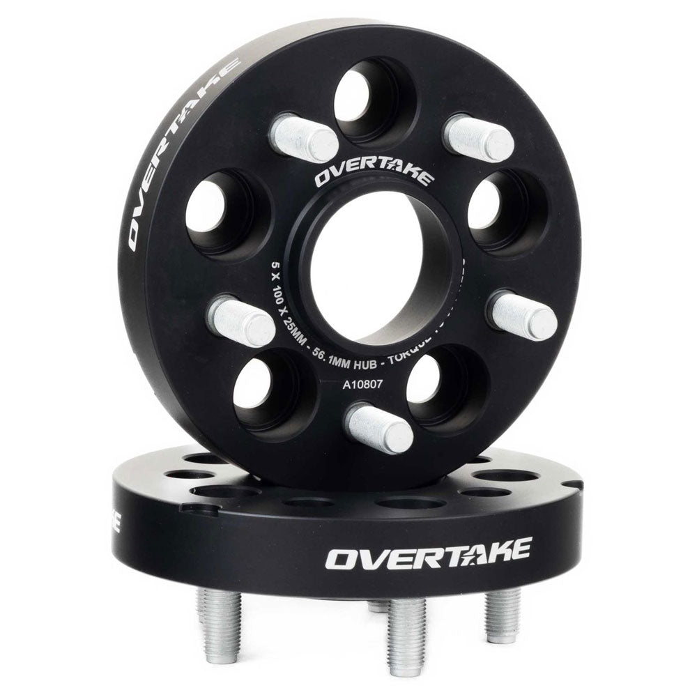 Overtake Bolt On Wheel Spacers Pair 25mm 5x100