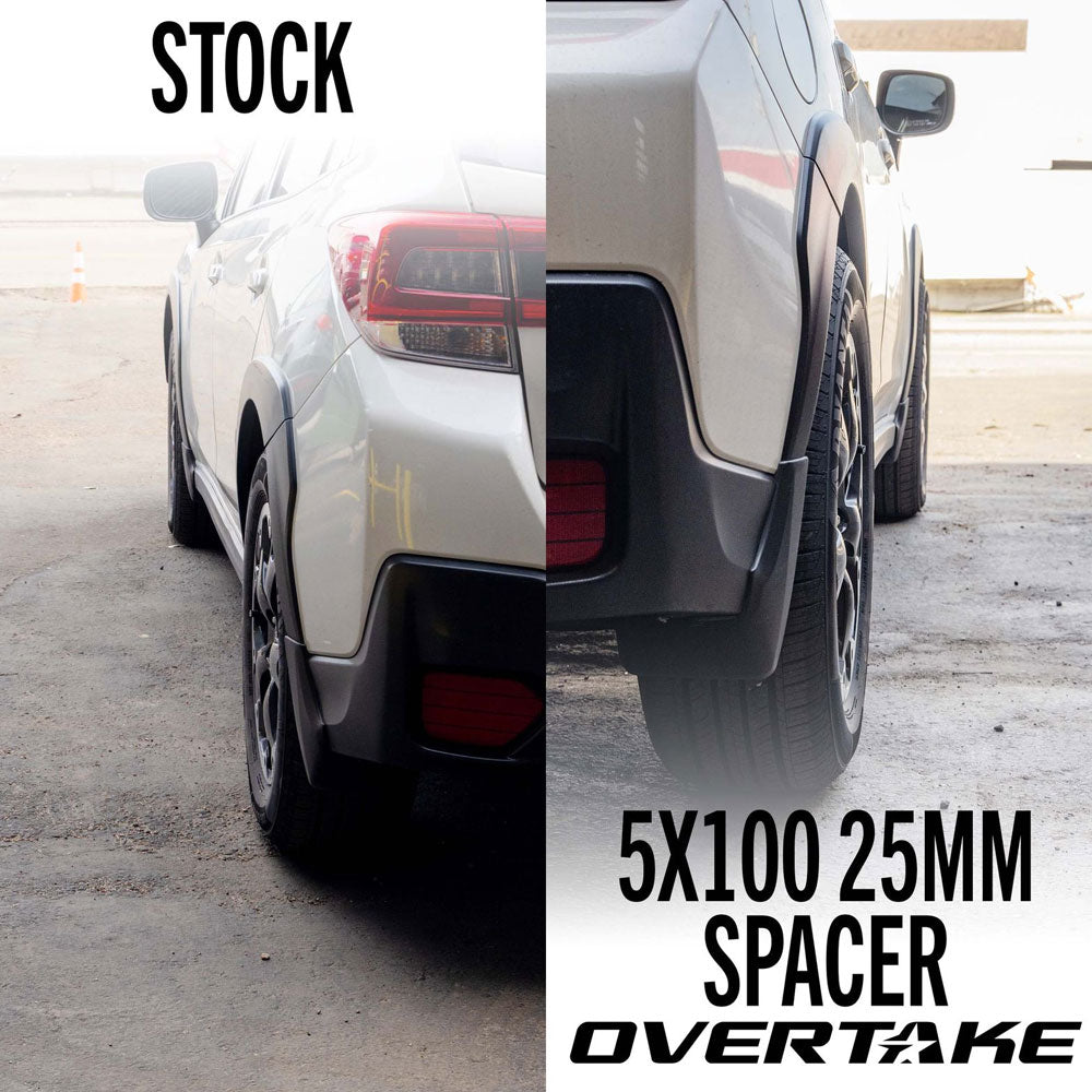 Overtake Bolt On Wheel Spacers Pair 25mm 5x100