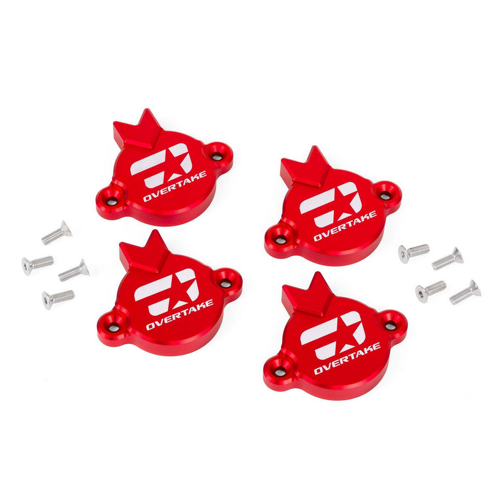 Overtake CNC Aluminium Cam Solenoid Covers - Black