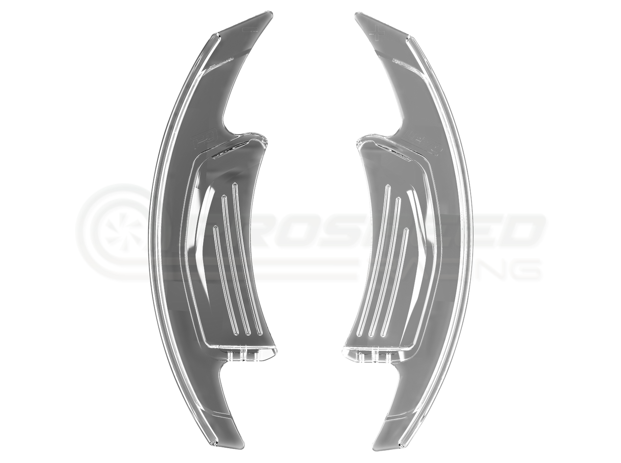 LEYO Clear Paddle Shift Extension - Audi RS3 8V/TTRS 8S/RS4 B9/RS5 F5/R8 AA003C | Pro Speed Racing