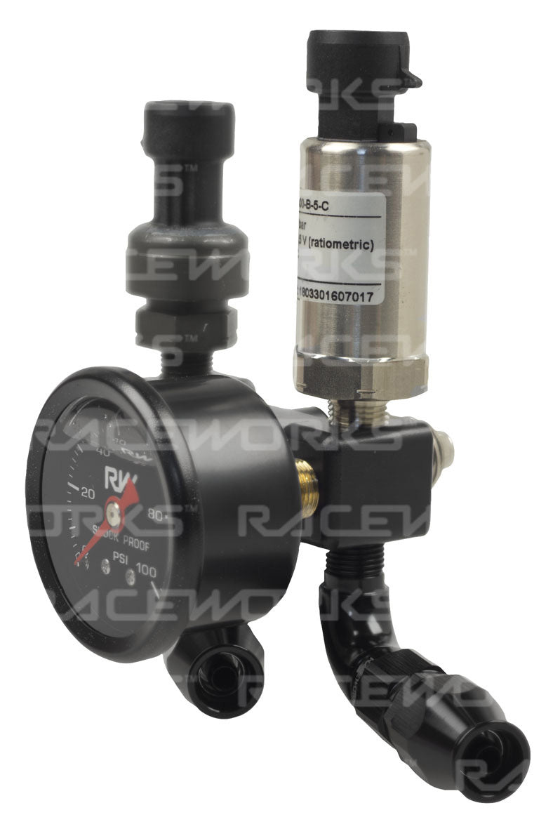 Raceworks Multi Port 1/8" NPT Pressure Sensor Block