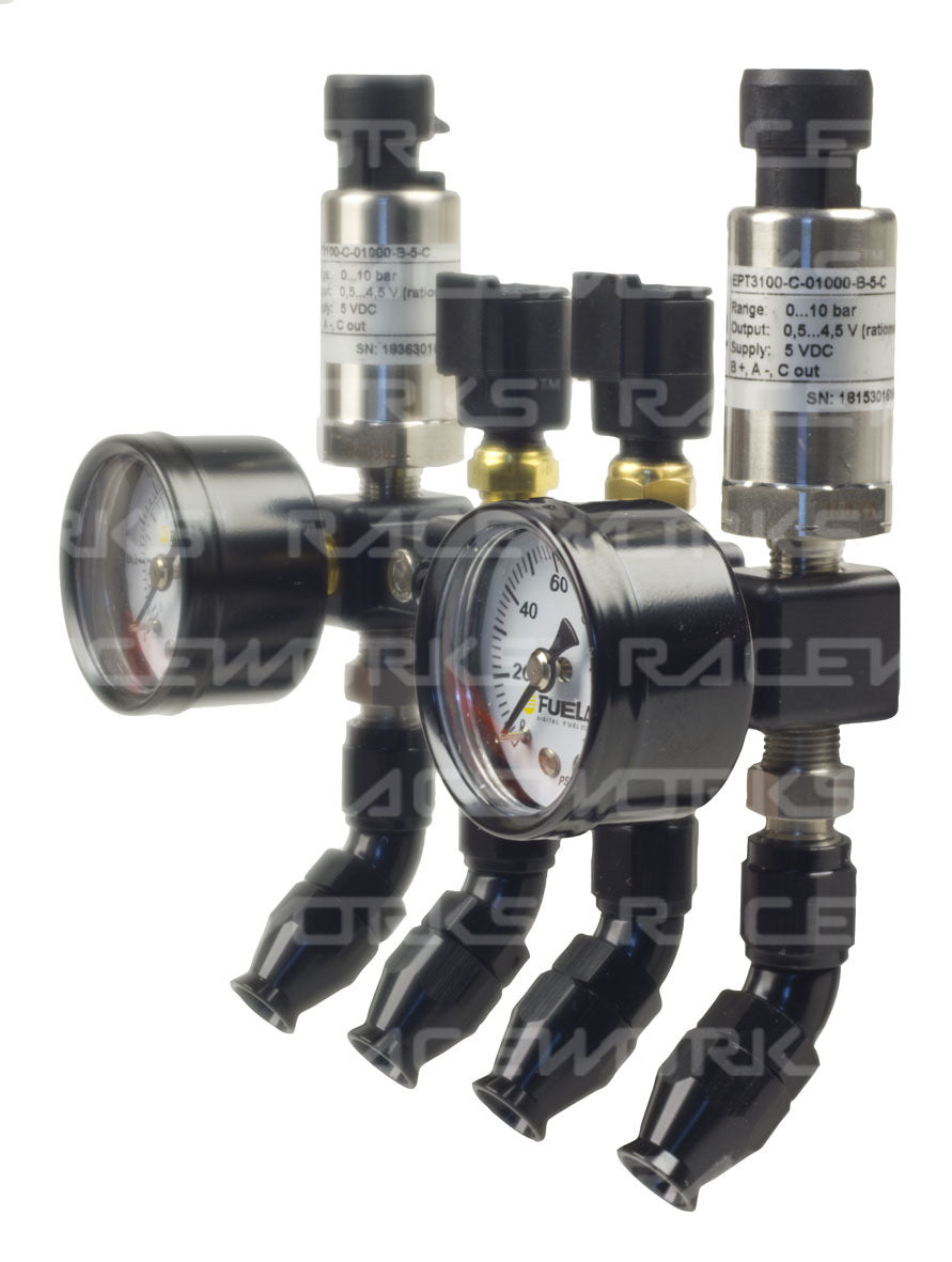 Raceworks Multi Port 1/8" NPT Pressure Sensor Block