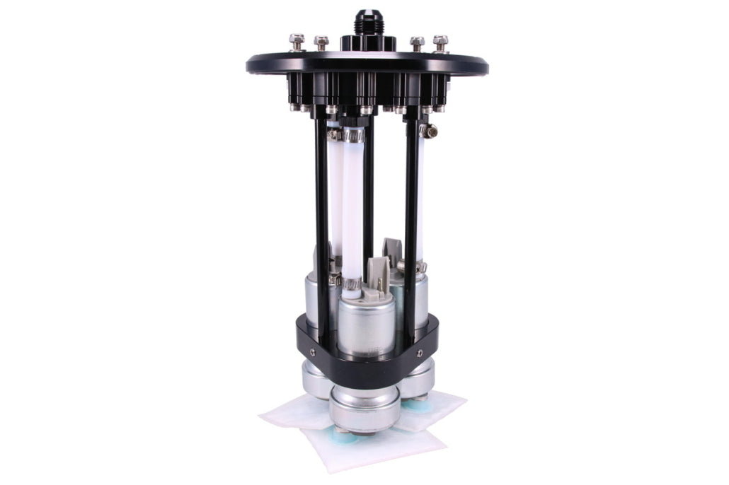 Raceworks Fuel Cell Fuel Pump Hanger with Filler to suit Single/Twin/Triple Pump