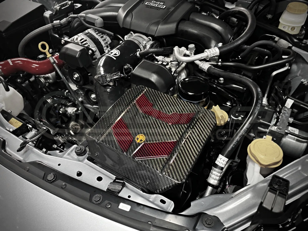 Armaspeed Carbon Fibre Cold Air Intake w/Red Accents