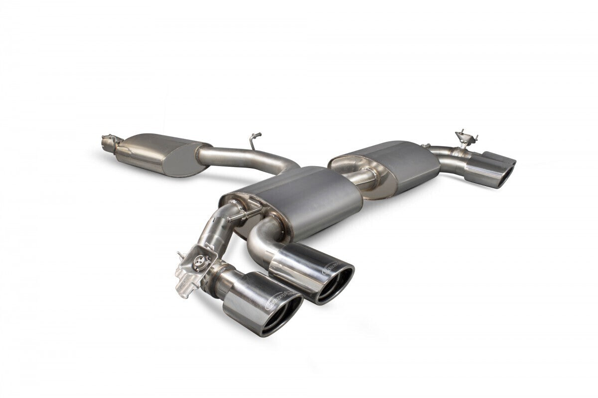 Scorpion Exhausts Valved Cat Back Exhaust - Audi TTS Mk3 8S AU055 | Pro Speed Racing