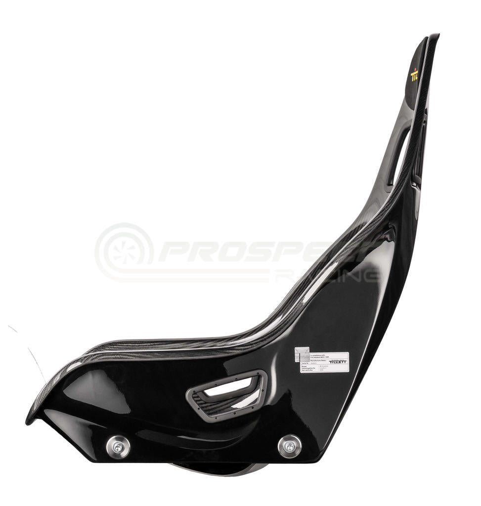 Tillett B6 Screamer Carbon Fibre/GRP FIA Approved Racing Seat XL Size - 47cm Rolled Edges On