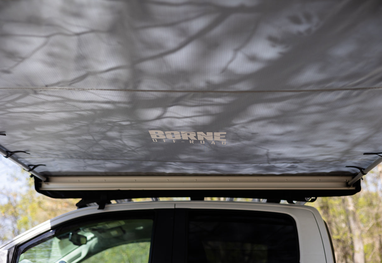 Mishimoto Rooftop Awning, 93" L x 118" D - Grey