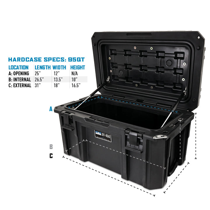 Mishimoto Hard Case 95QT - Light Grey