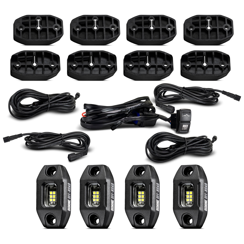 Mishimoto Rock Light Short Harness 4pc