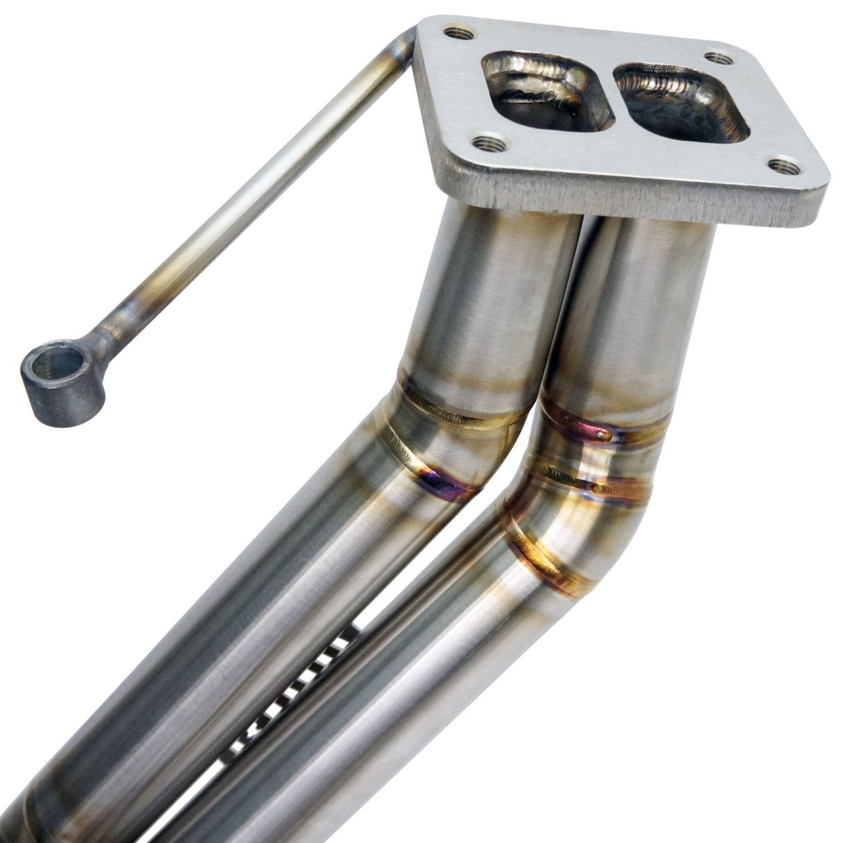 BNM Performance Fab Twin Scroll Rotated Twist Mount Turbo Kit w/3.5" Down-Pipe