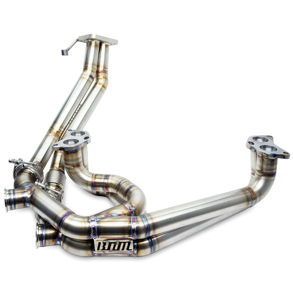 BNM Performance Fab Twin Scroll Rotated Twist Mount Turbo Kit w/3.5" Down-Pipe