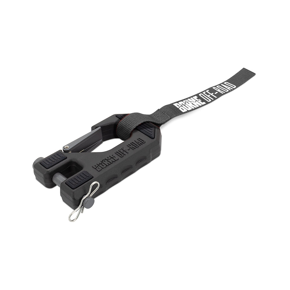 Mishimoto Winch Hook 3/8" Rope - Hand Strap