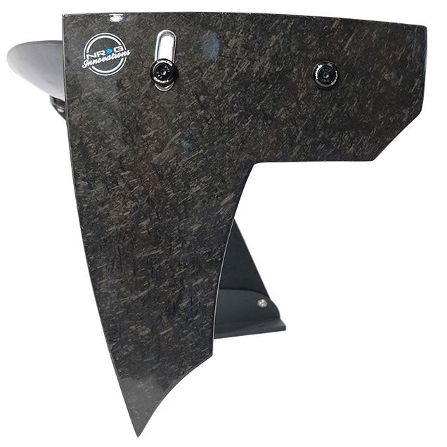 NRG Forged Carbon Fibre Adjustable Wing - 59" w/Arrow Pedestals, Dagger End Plates