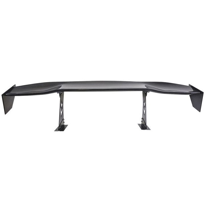 NRG Carbon Fibre Adjustable Wing - 69" w/Arrow Pedestals, Large End Plates