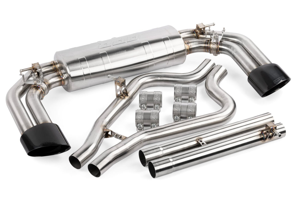 APR Cat Back Exhaust System w/Black Tips - Audi RS3 8V 17-20 (Sedan) CBK0041 | Pro Speed Racing