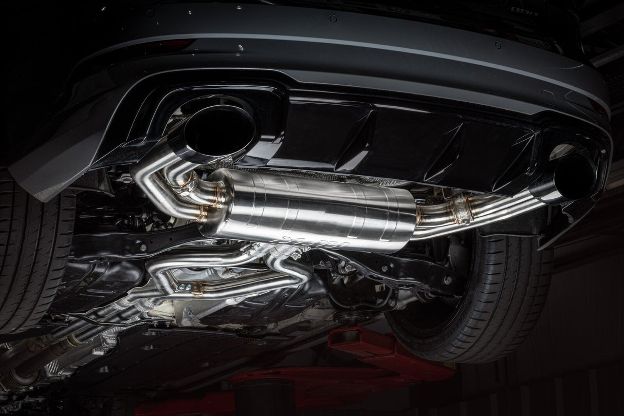 APR Cat Back Exhaust System w/Black Tips