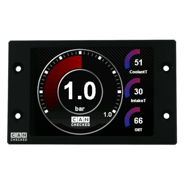 CANchecked MFD28 Gen2 Programmable Touch Screen CanBus Display
