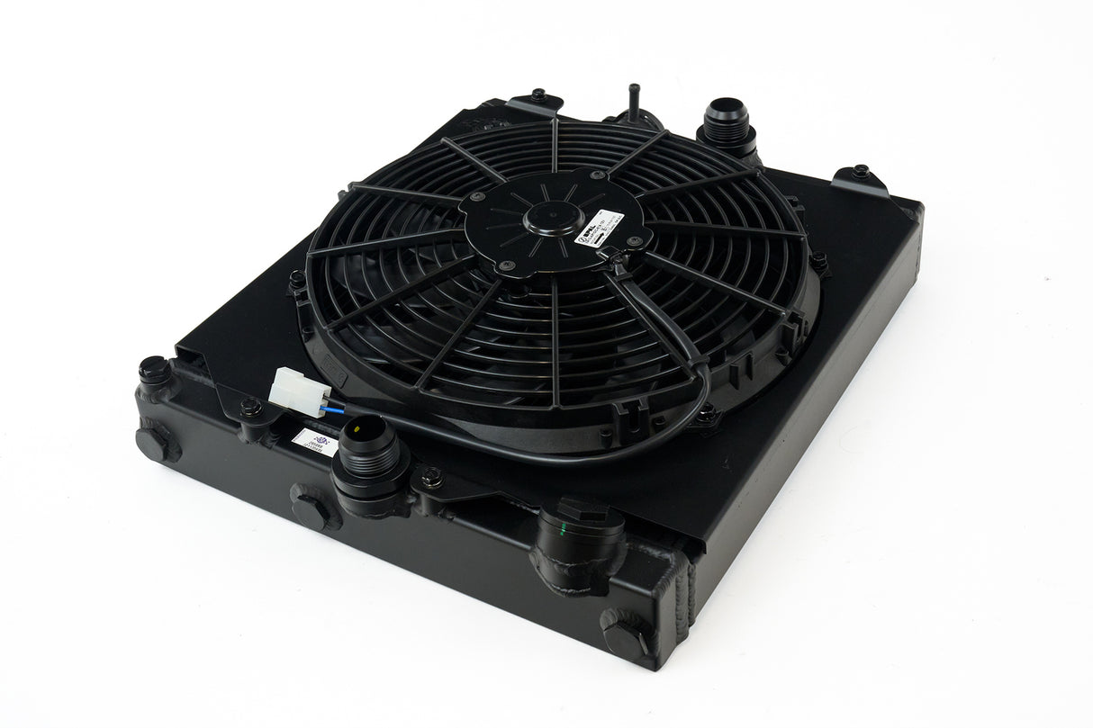 CSF Racing 2-Row 42mm Race Spec Aluminium Half Radiator w/Fan Shroud