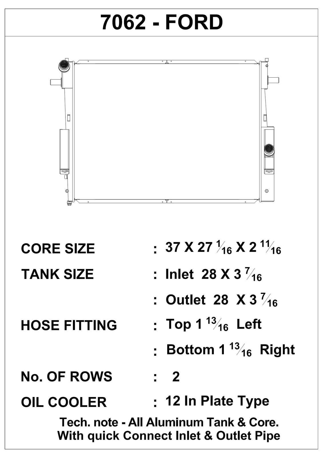 CSF Racing Aluminium Radiator