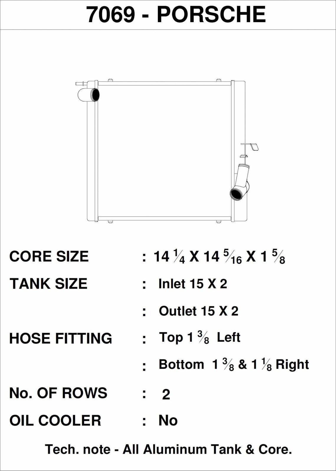 CSF Racing Aluminium Radiator