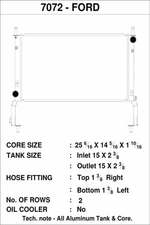 CSF Racing Aluminium Radiator