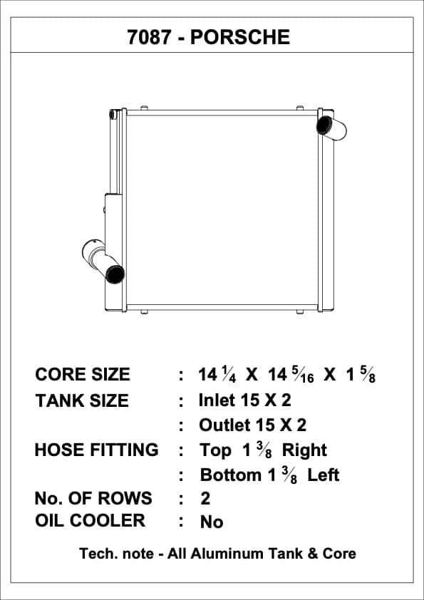 CSF Racing Aluminium Radiator Right Side