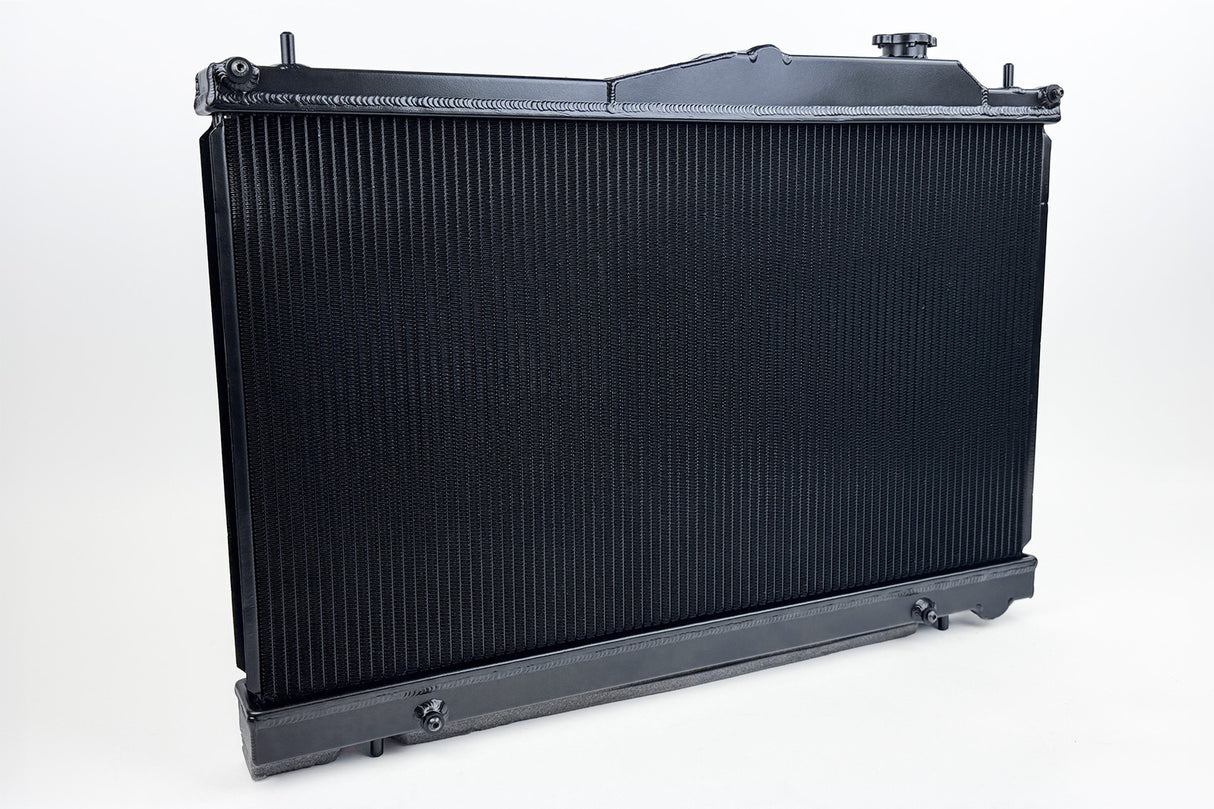 CSF Racing 2-Row 42mm Race Spec Aluminium Radiator Black Finish - Subaru WRX VB/VN 22+ 7224B