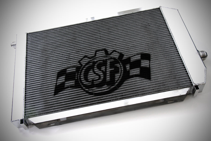 CSF Racing Triple Pass Aluminium Radiator - Universal Dual Core w/ AN Fittings 8023