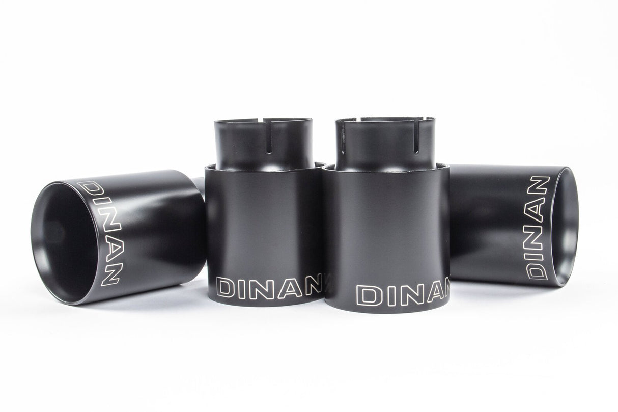Dinan Free Flow Axle-Back Exhaust Black Tips