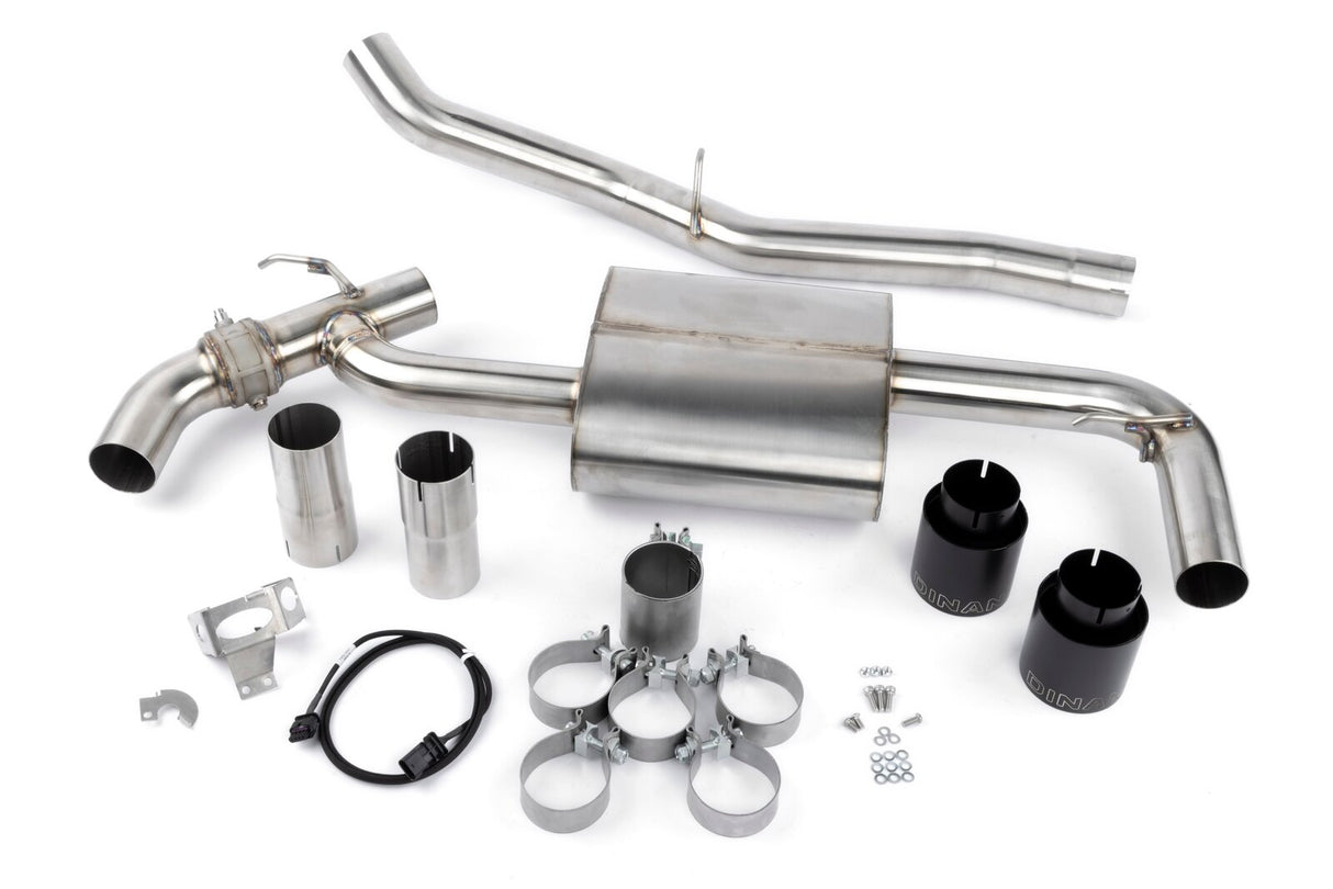 Dinan Valved Axle Back Exhaust Black Tips D660-0089-BLK | Pro Speed Racing