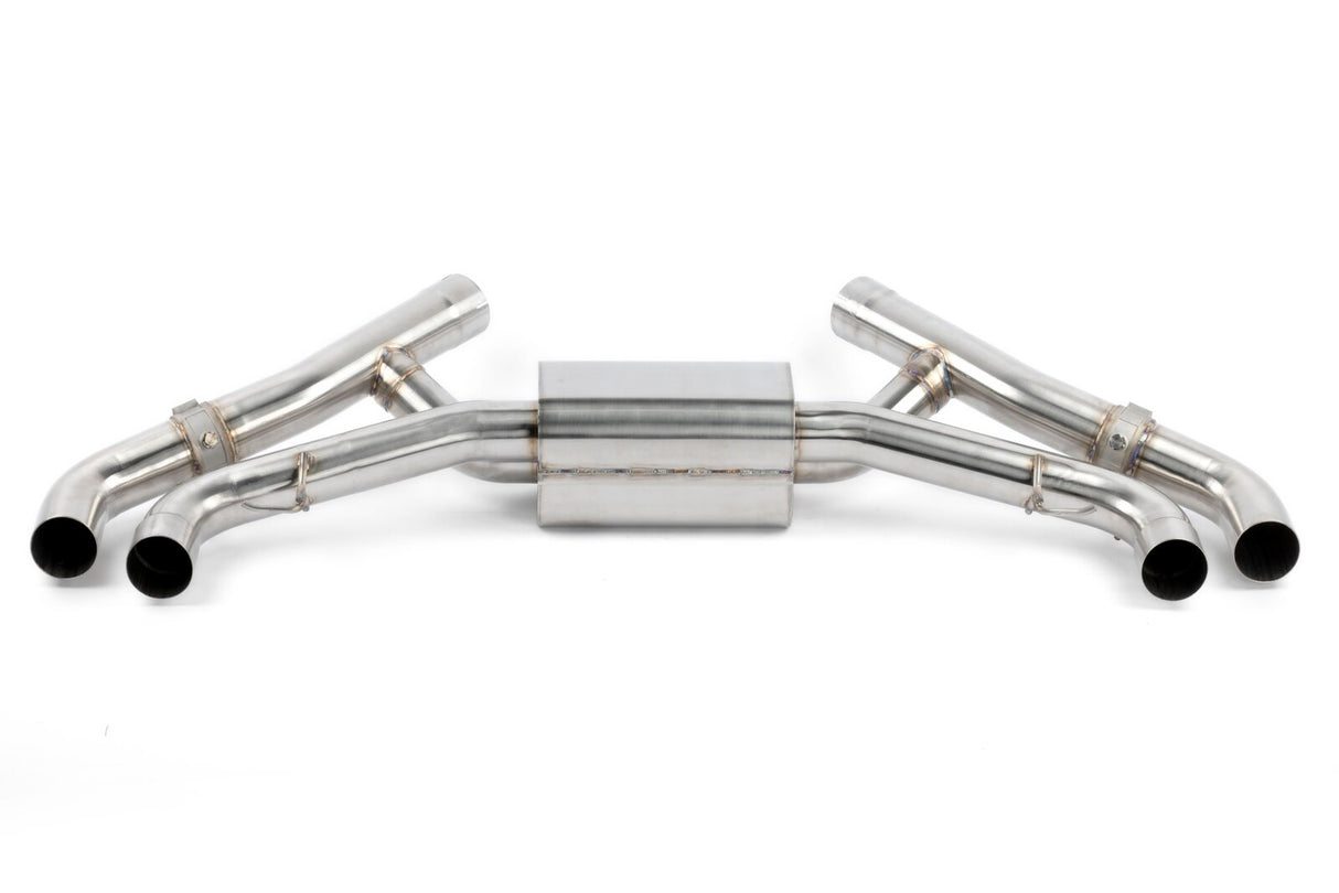 Dinan Valved Axle Back Exhaust Black Tips