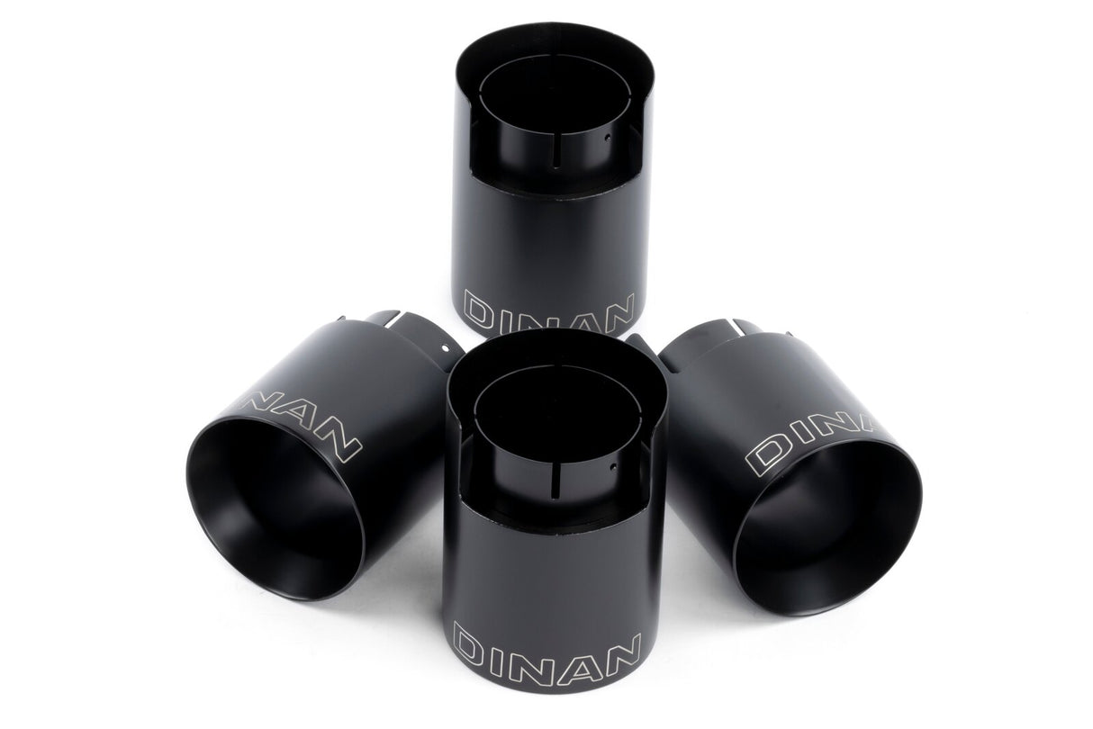 Dinan Valved Axle Back Exhaust Black Tips