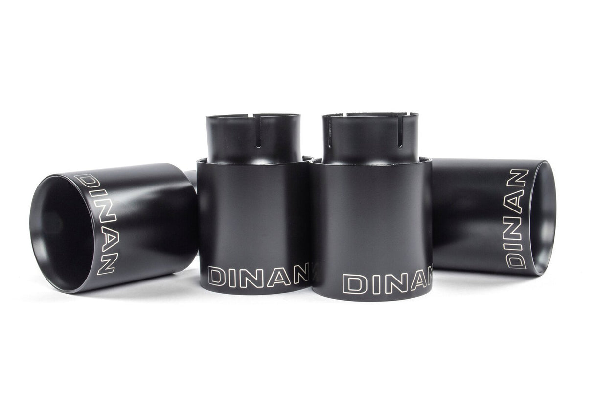Dinan Valved Cat Back Exhaust Black Tips
