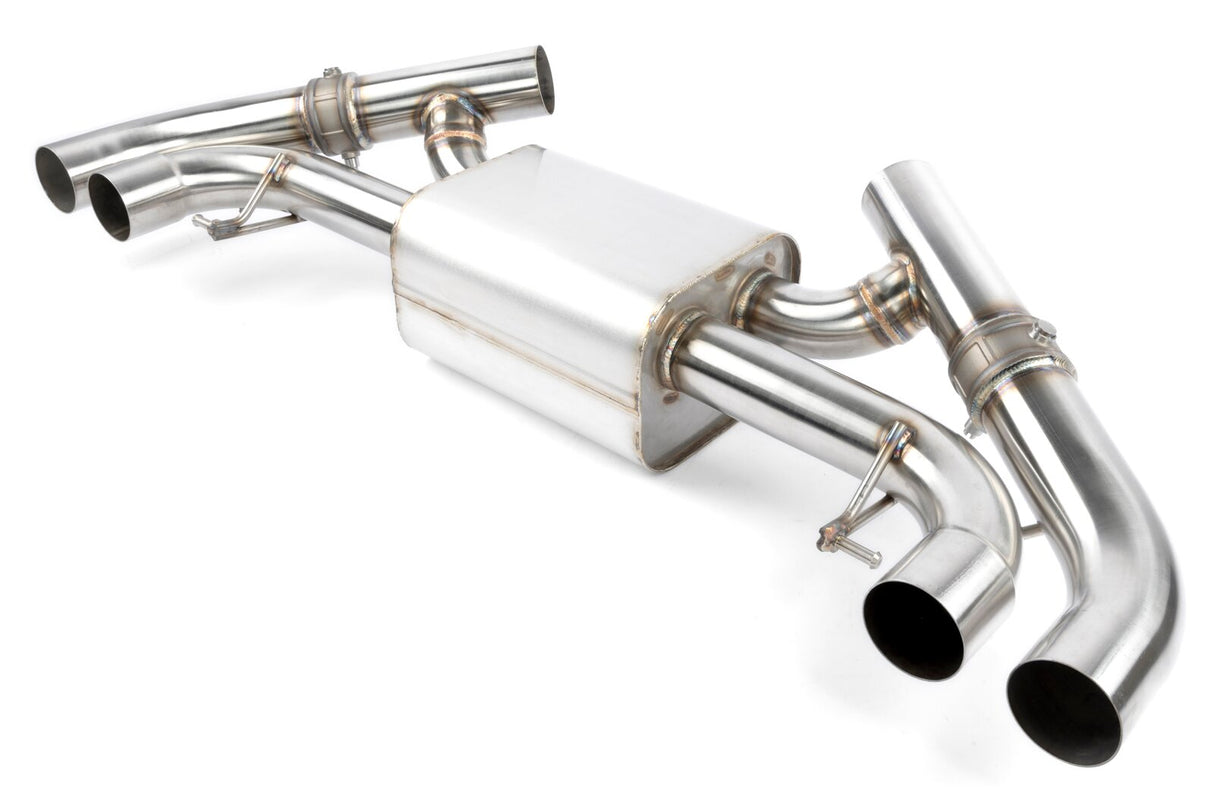 Dinan Valved Cat Back Exhaust Black Tips