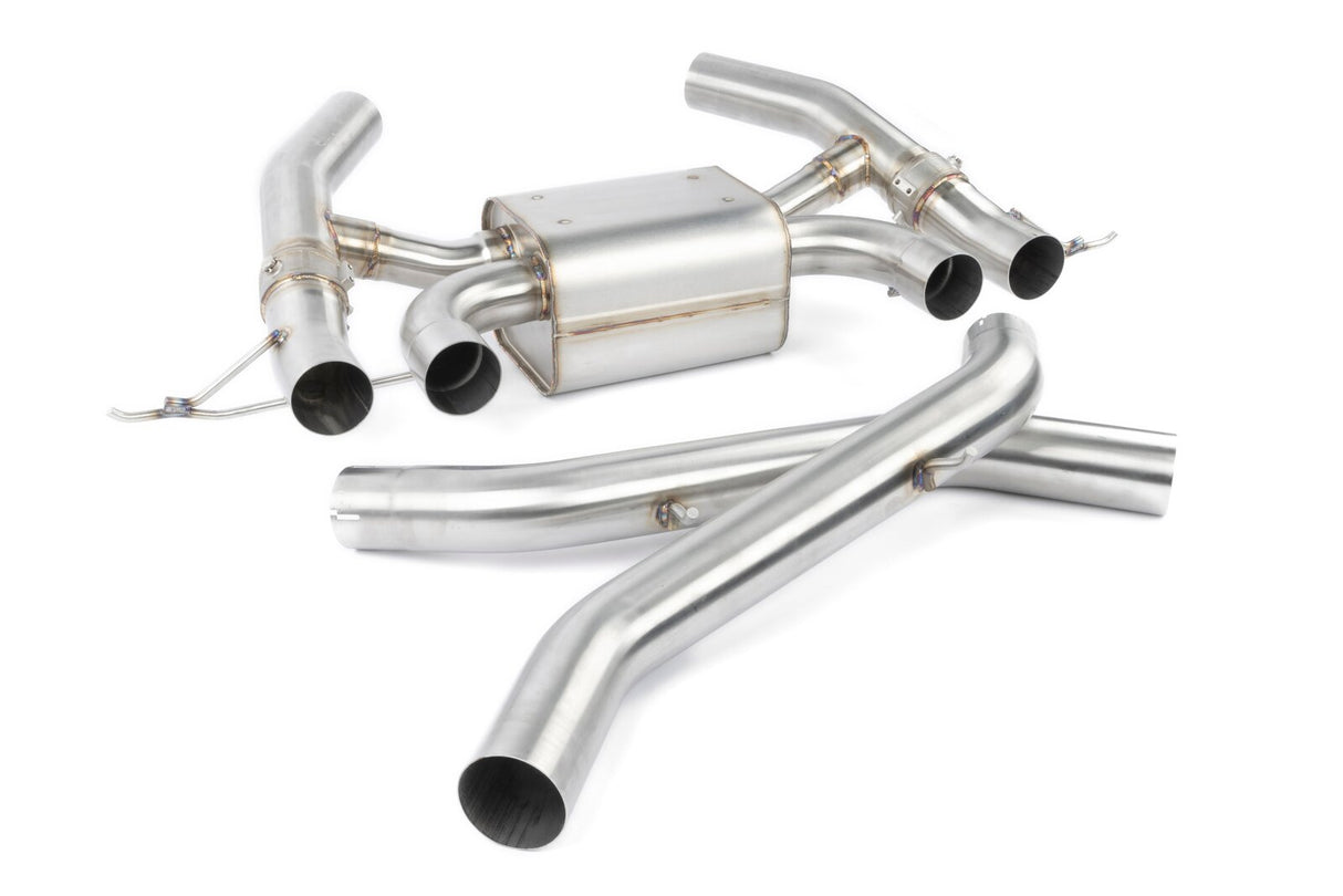 Dinan Valved Cat Back Exhaust Black Tips