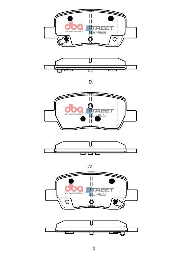 DBA SS Street Series OE Replacement Brake Pads